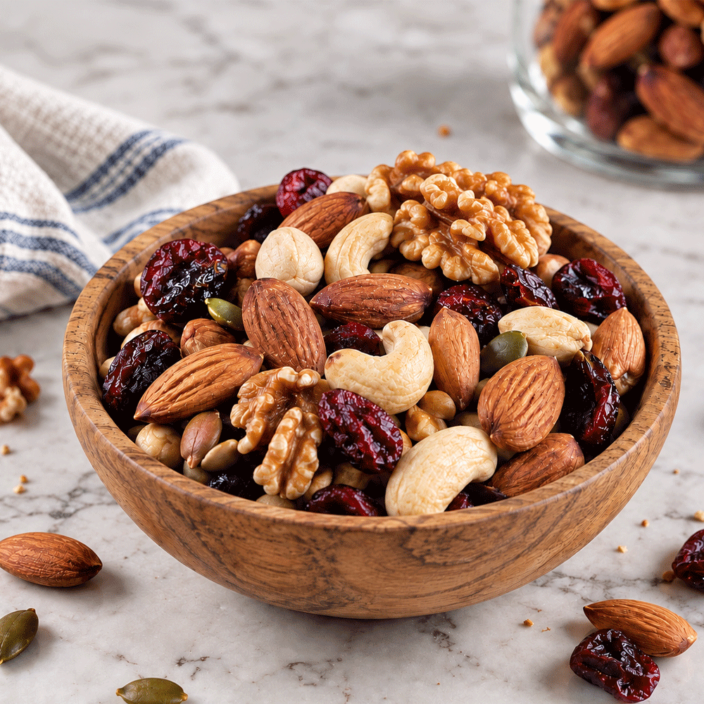 Botanero de nueces, almendra, arándano y pasa Calidad Selecta